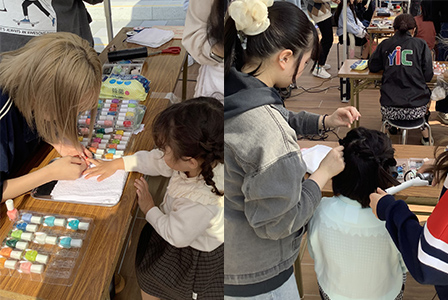 YICビューティモード専門学校 キッズネイル＆ヘアアレンジ
